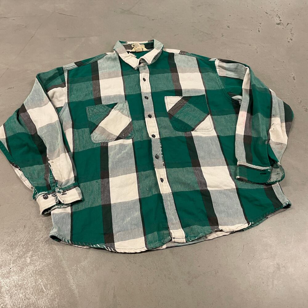 Vintage distressed Big Mac flannel shirt